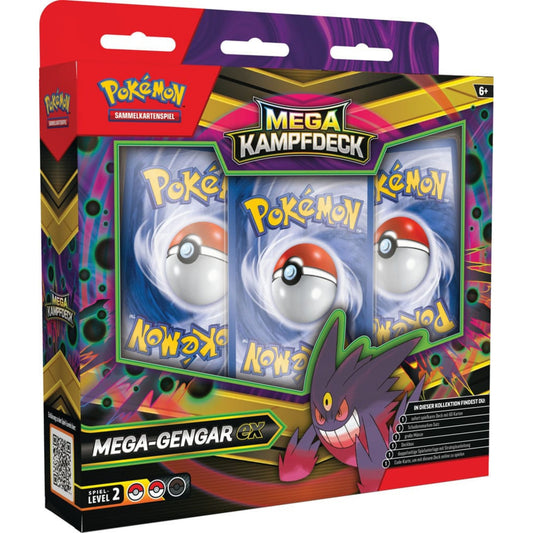 Pokémon TCG Mega-Kampfdeck Oktober 2025 *Deutsche Version* MEGA-GENGAR ex
