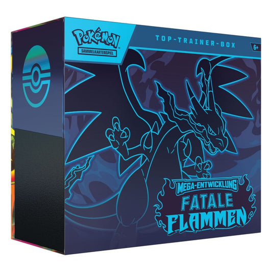 Pokémon ME02 Fatale Flammen Top Trainer Box *Deutsche Version*