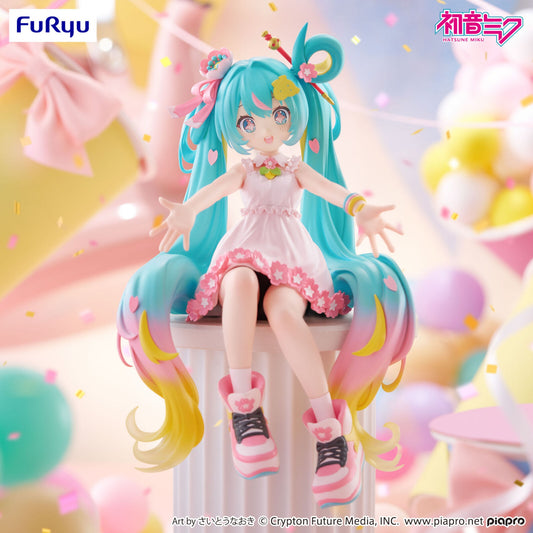 Hatsune Miku Noodle Stopper Figure – 10th Anniversary | FuRyu ca. 14,5 cm