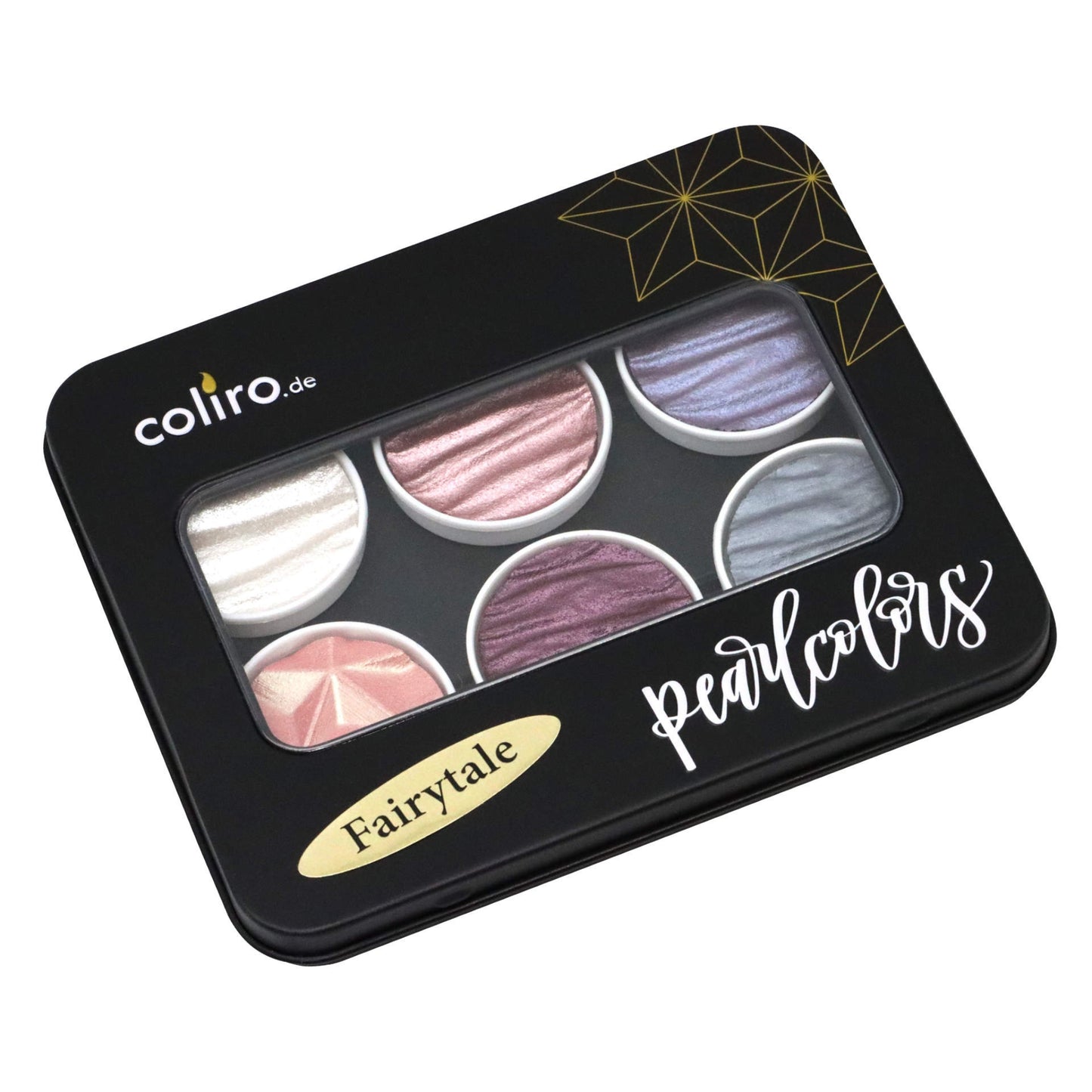 Coliro Pearlcolors 6er Set im Blechetui: Fairytale