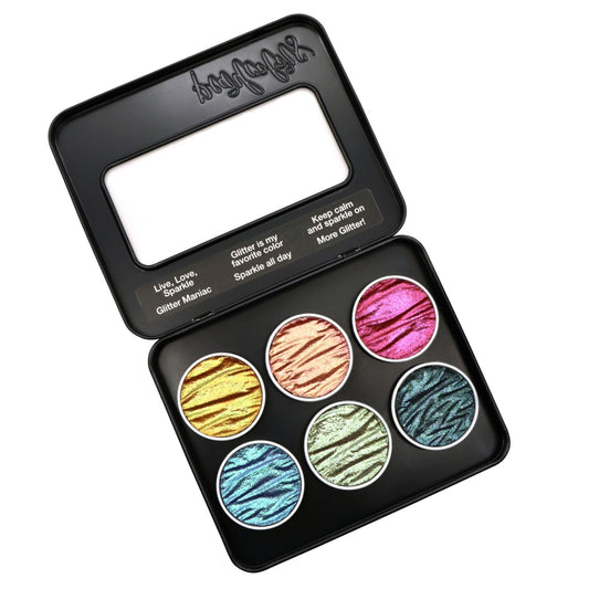 Coliro Pearlcolors 6er Set im Blechetui: Sparkle lim. Edition