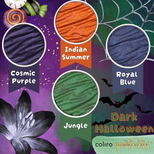 Coliro Pearlcolors 4er Set: Dark Halloween