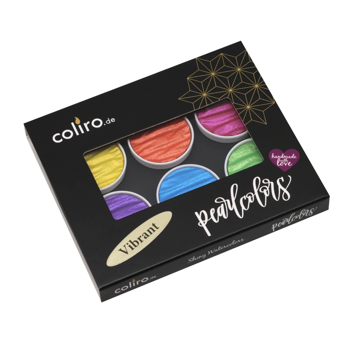 Coliro Pearlcolors 6er Set im Blechetui: Vibrant