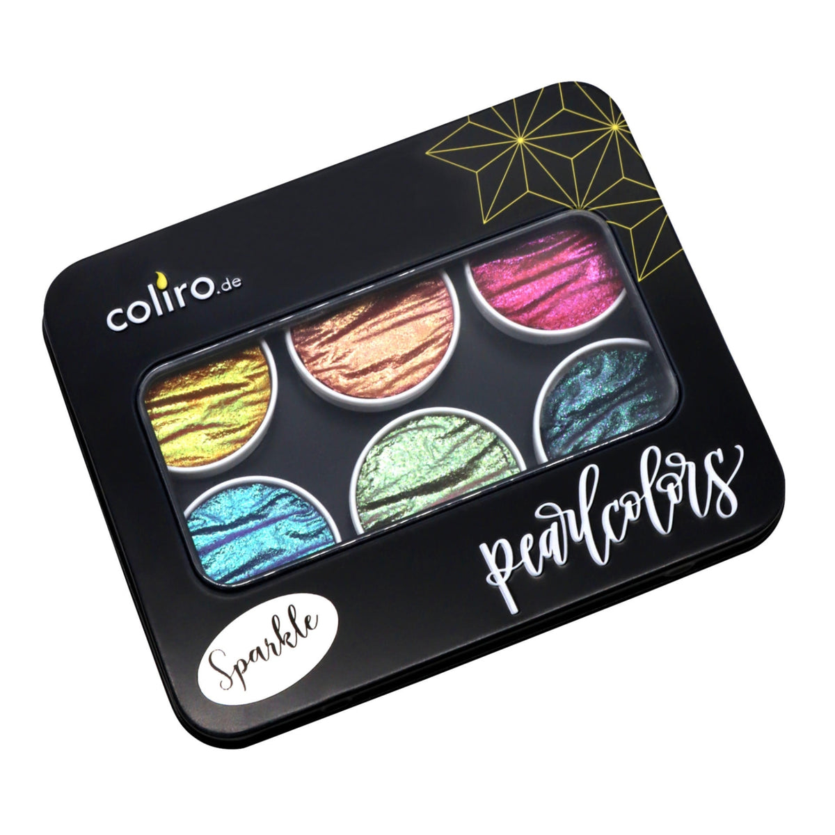 Coliro Pearlcolors 6er Set im Blechetui: Sparkle lim. Edition