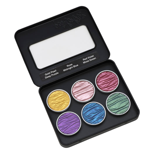 Coliro Pearlcolors 6er Set im Blechetui: Rainbow