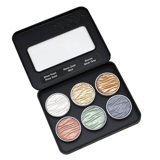 Coliro Pearlcolors 6er Set im Blechetui: Silk
