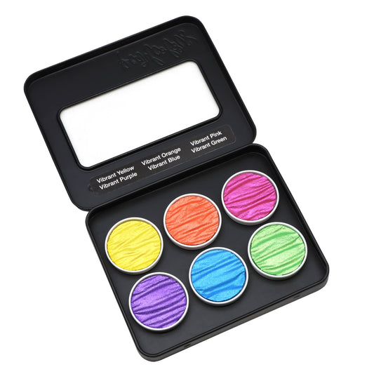 Coliro Pearlcolors 6er Set im Blechetui: Vibrant