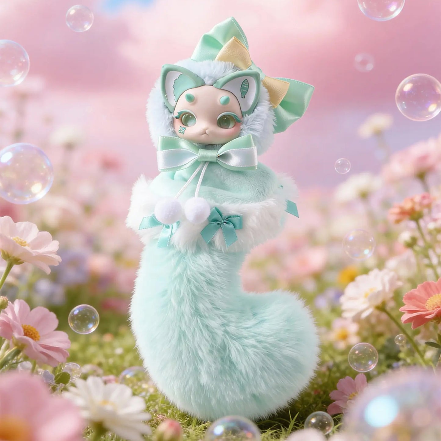 Cat Dragon – Star Wish Catcher Series Trading Plush | Tutulong | Charakter: BOHE (Mint)