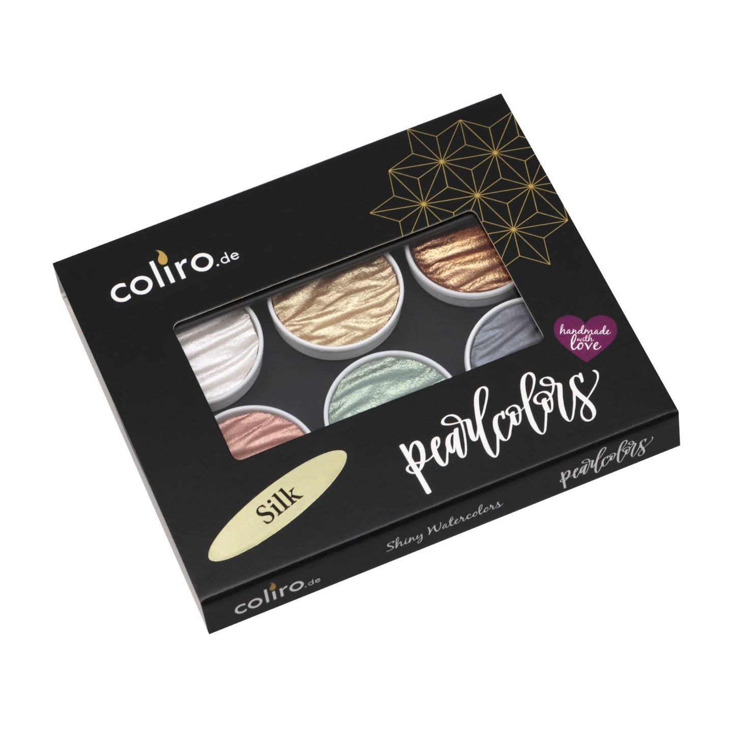 Coliro Pearlcolors 6er Set im Blechetui: Silk