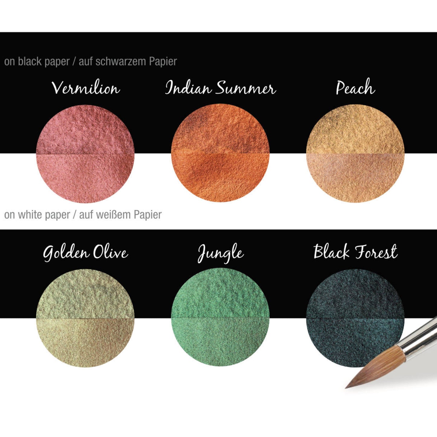 Coliro Pearlcolors 6er Set im Blechetui: Autumn