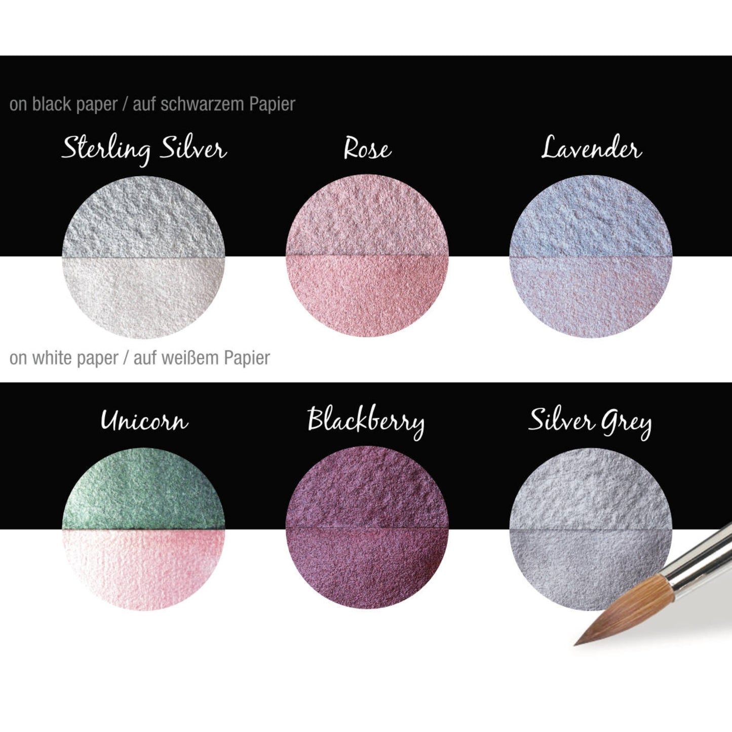Coliro Pearlcolors 6er Set im Blechetui: Fairytale