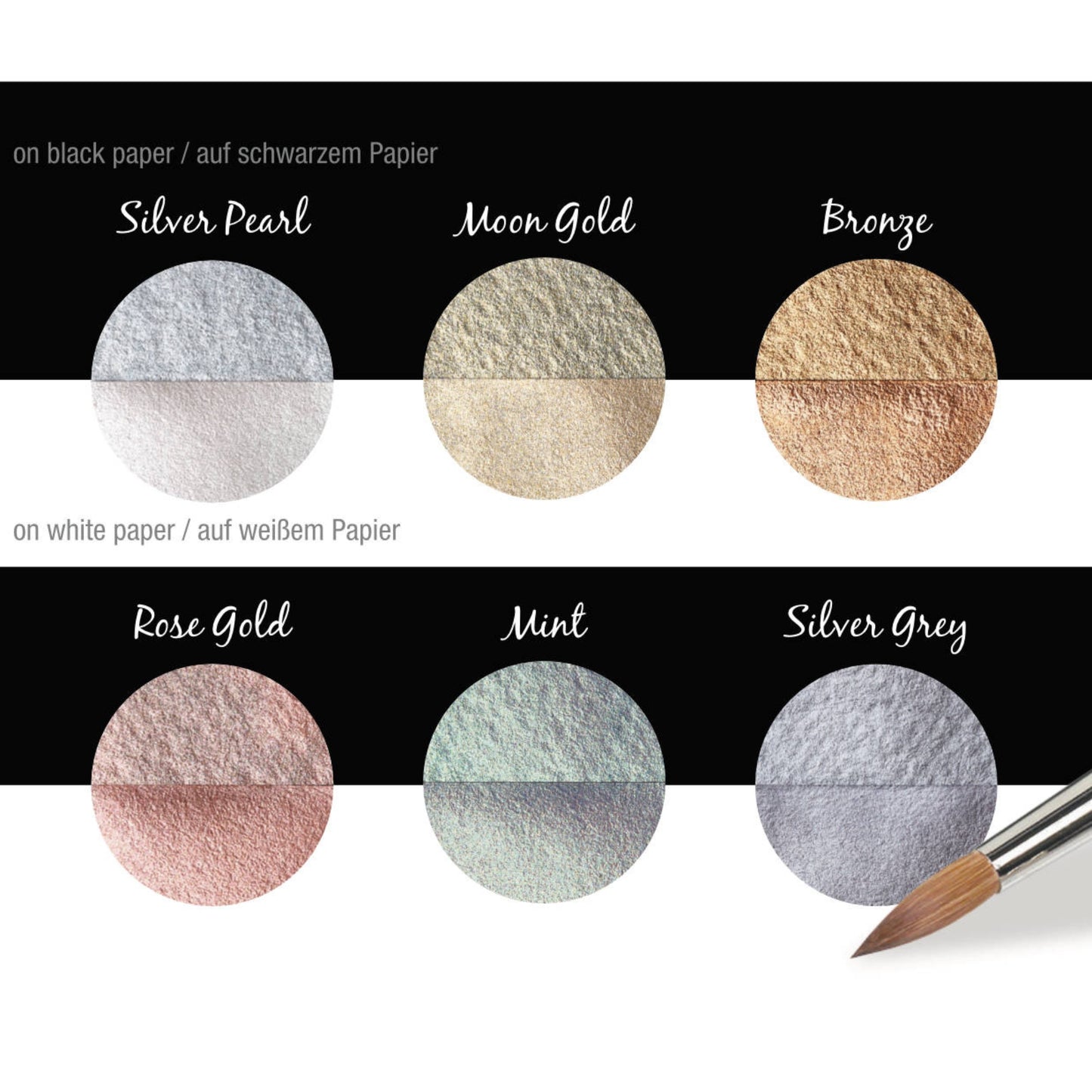 Coliro Pearlcolors 6er Set im Blechetui: Silk
