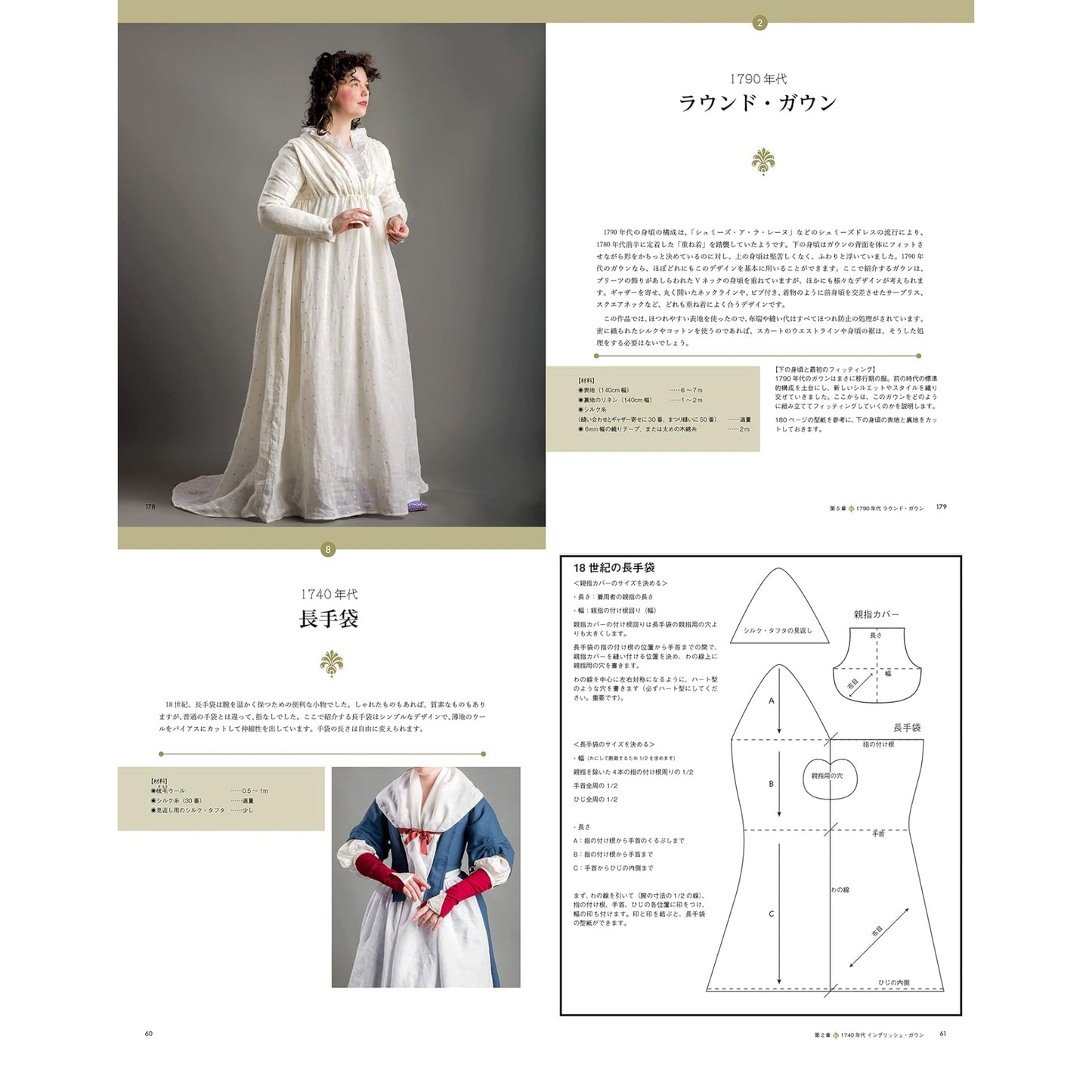 18th Century Dressmaking – Kleider des 18. Jahrhunderts | japanisches DIY Buch