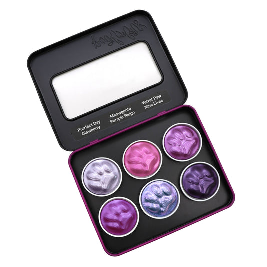 Coliro Pearlcolors 6er Set im Blechetui: Purrlcolors