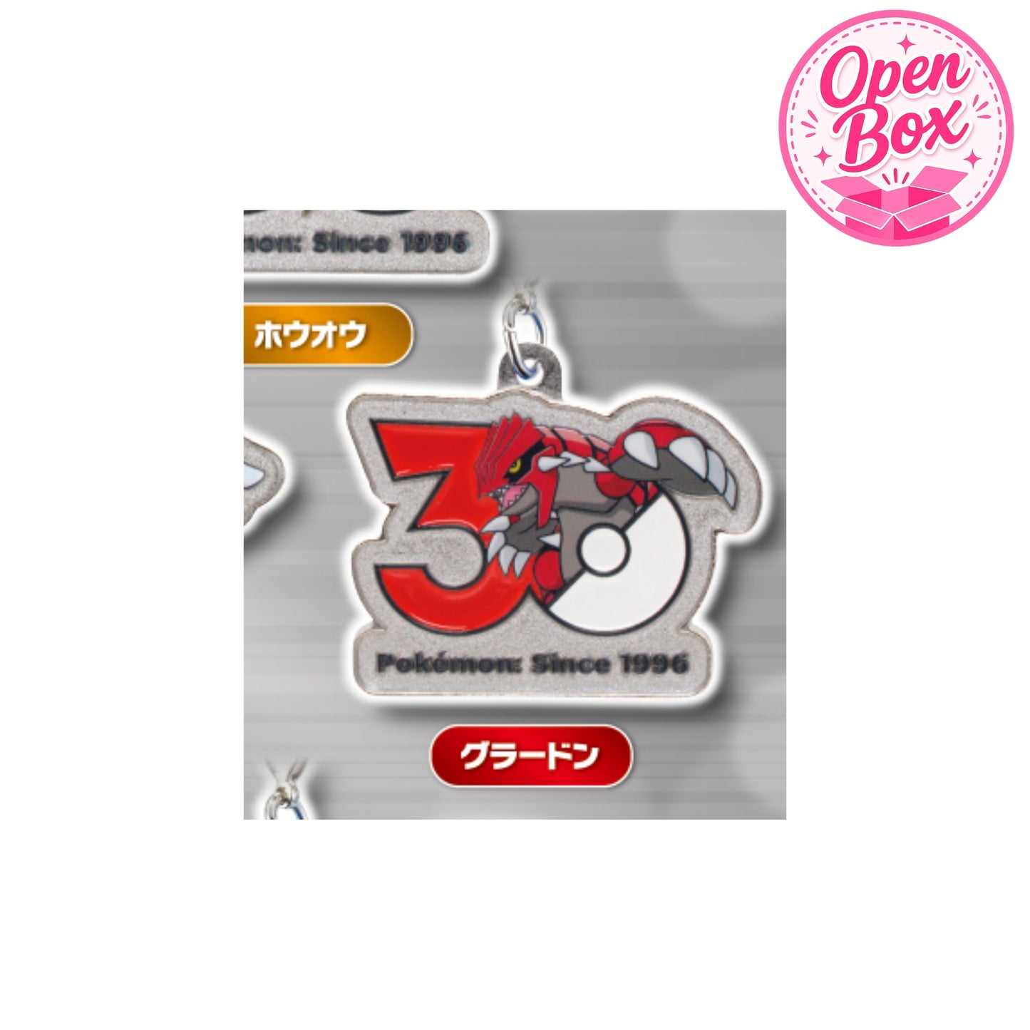 Pokémon 30th Anniversary - Kanto, Johto, Hoenn ~ Metall Anhänger