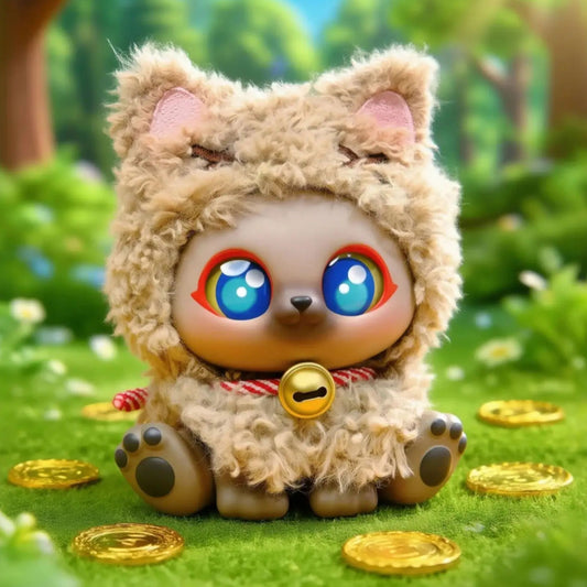 Lucky Kitty Cape Serie ~ Trading Figur ~ Charakter: Brown