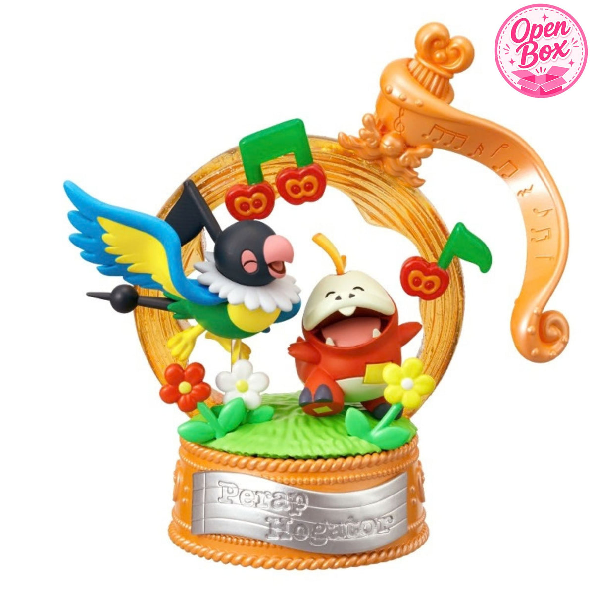 Re-Ment Pokémon Pop Melody Collection – Einzelfigur: Plaudagei & Krokel