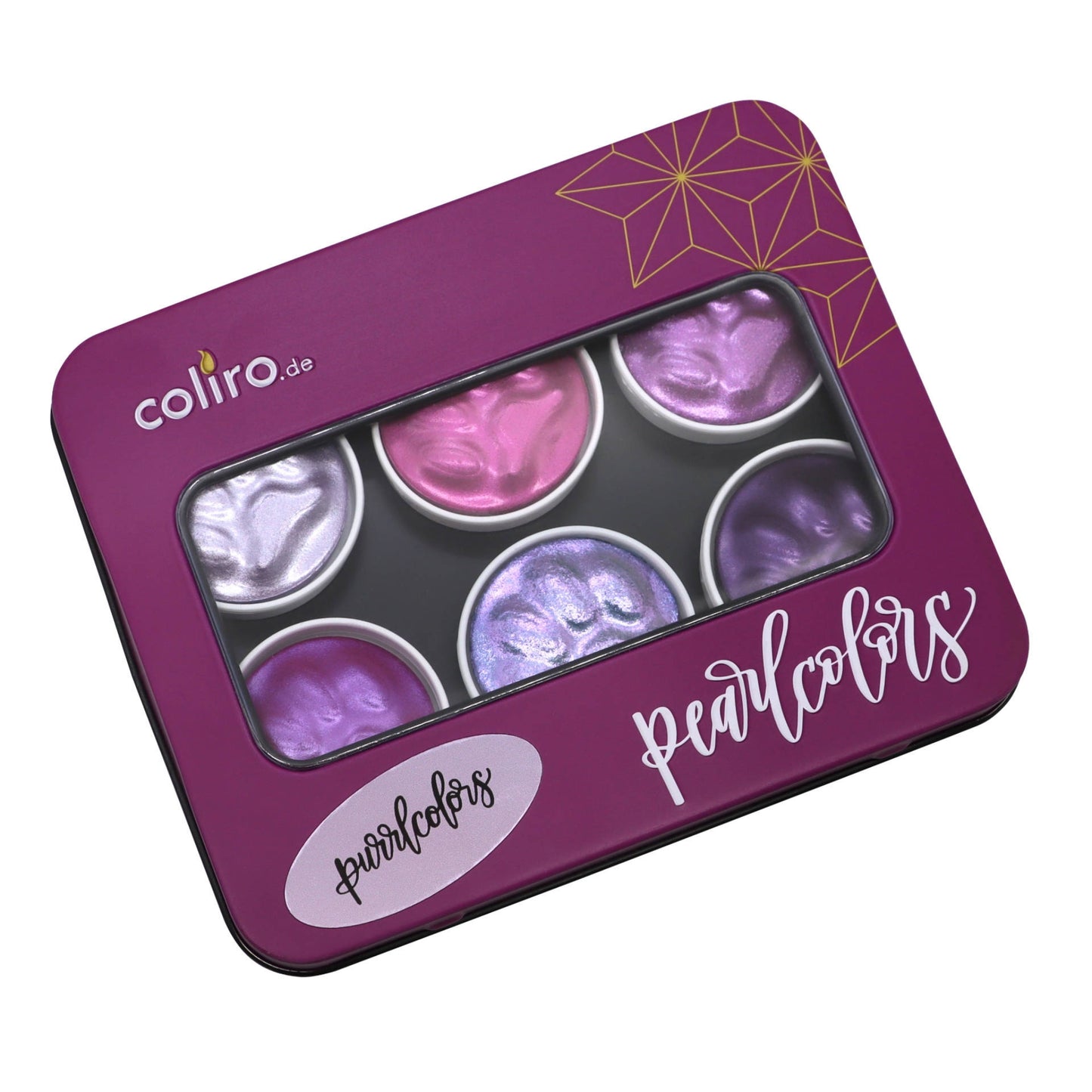 Coliro Pearlcolors 6er Set im Blechetui: Purrlcolors