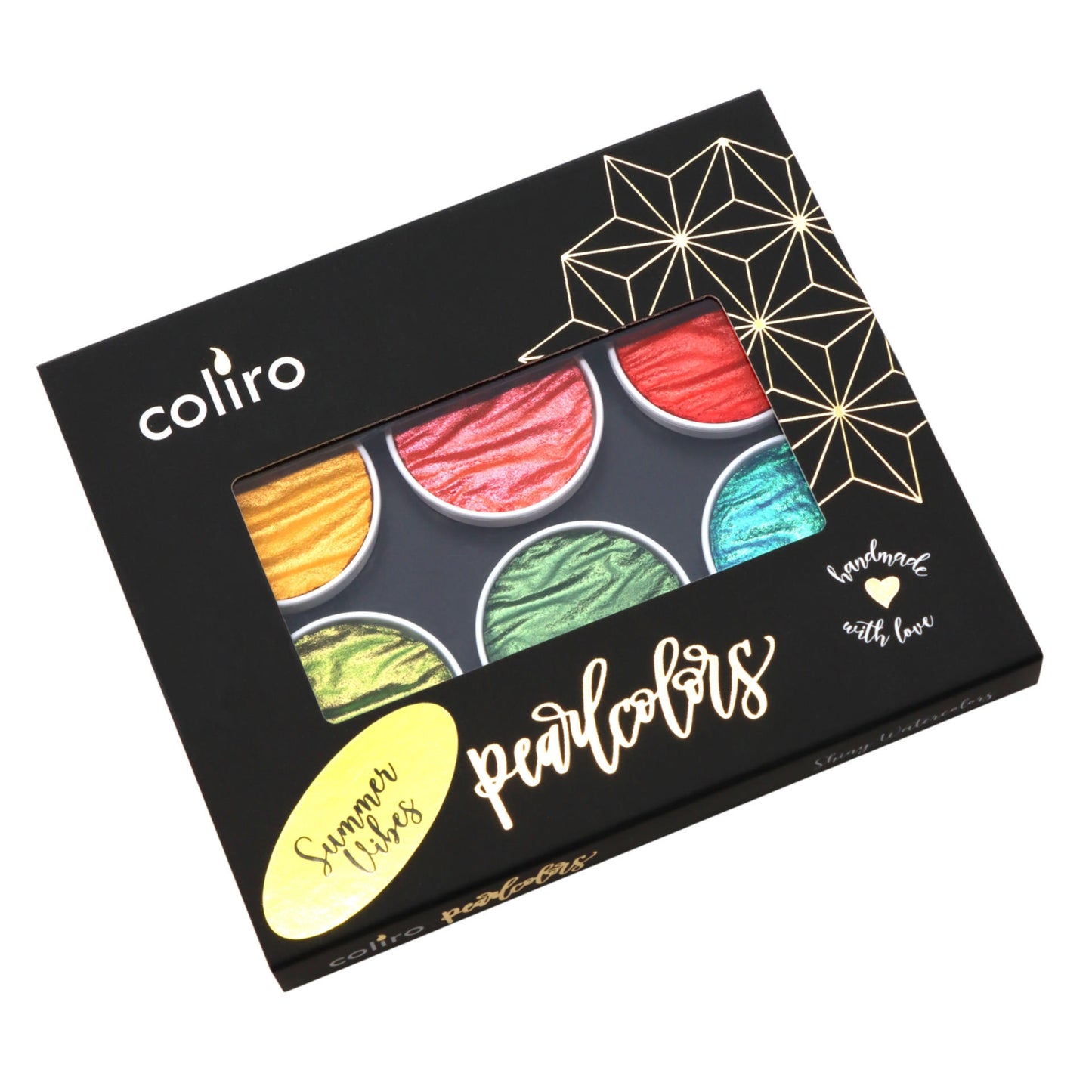 Coliro Pearlcolors 6er Set im Blechetui: Summer Vibes - limited Edition