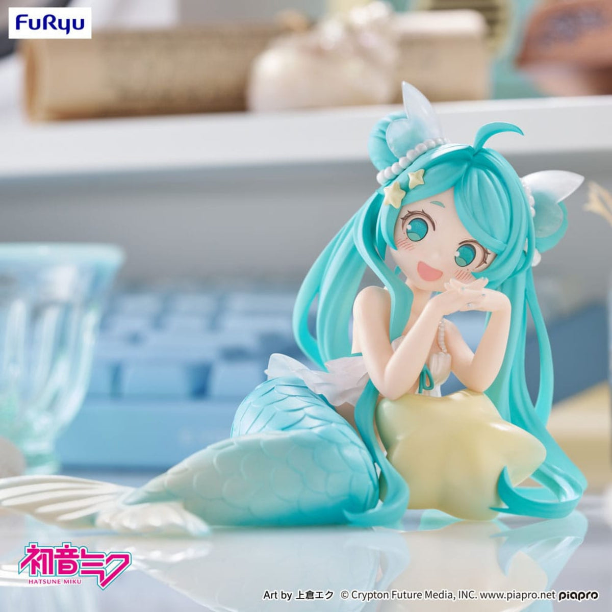 Hatsune Miku Desktop Fairy – Mermaid Princess Ver. PVC Figur – FuRyu