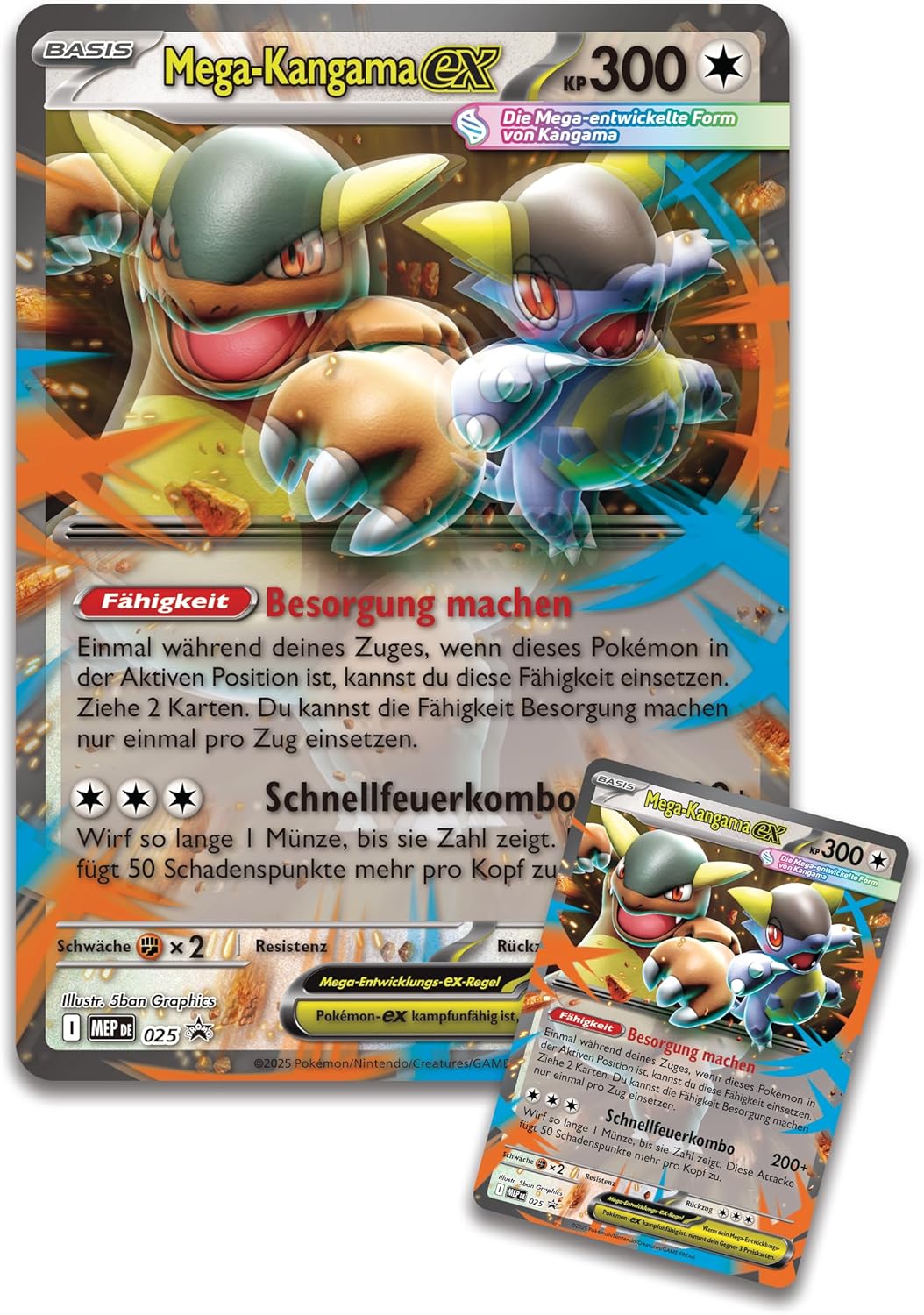 Pokémon TCG November 2025 *Deutsche Version* Mega Entwicklung Mega-Kangama EX Kollektion
