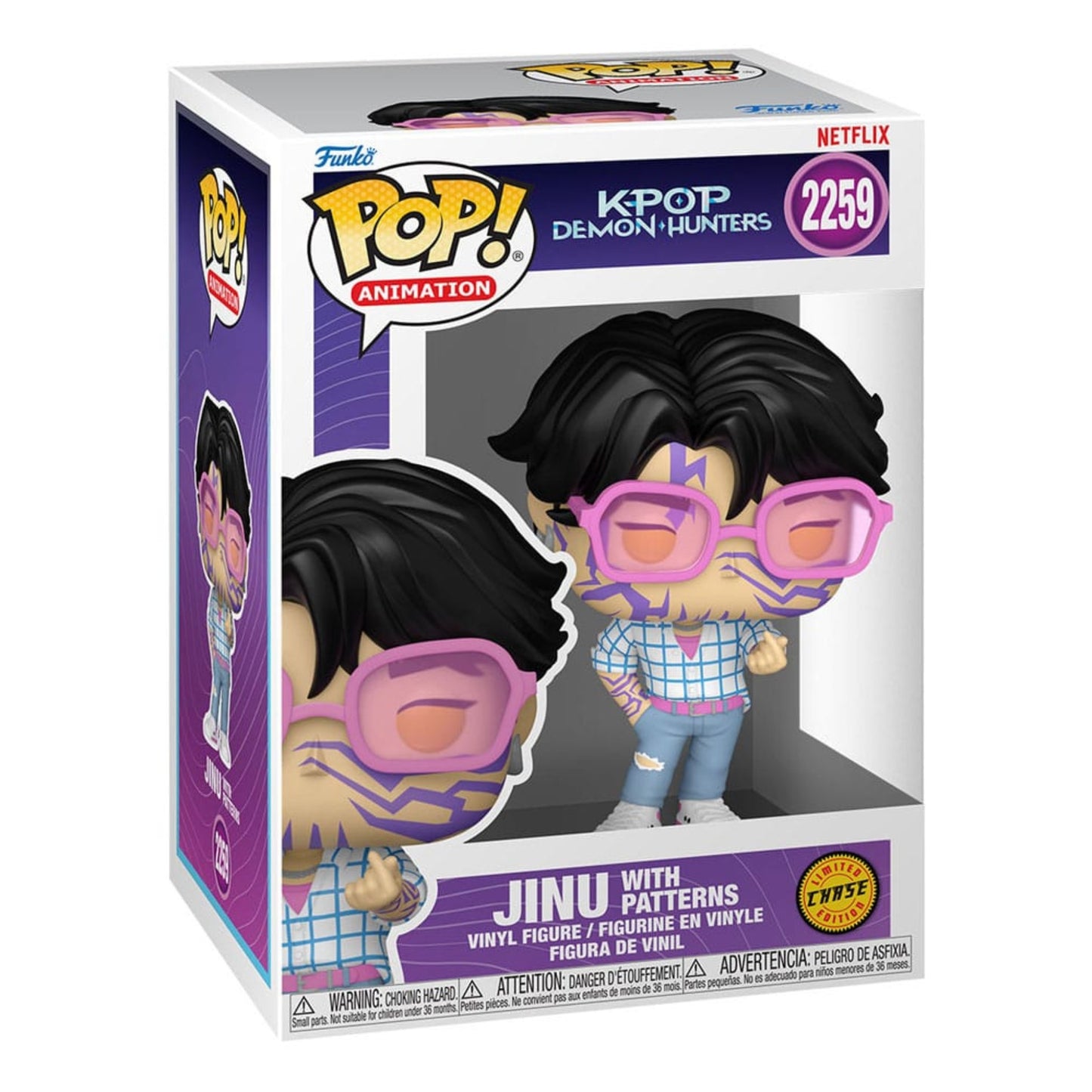 KPop Demon Hunters - Funko POP! Figur: 1x Jinu + 1x Jinu Dämon Vers.