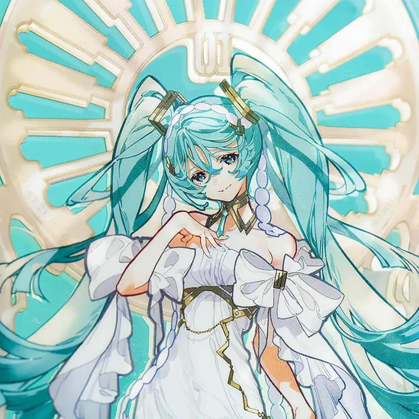 Hatsune Miku feat. Yoneyama Mai - Acrylaufsteller 20x17.2cm - GLITTER Vers.