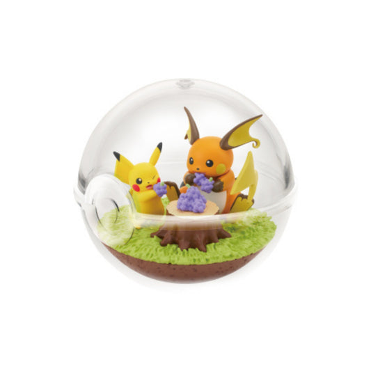 Pokemon Terrarium Collection 14 - Trading Figur - Einzelfigur: Pikachu + Raichu