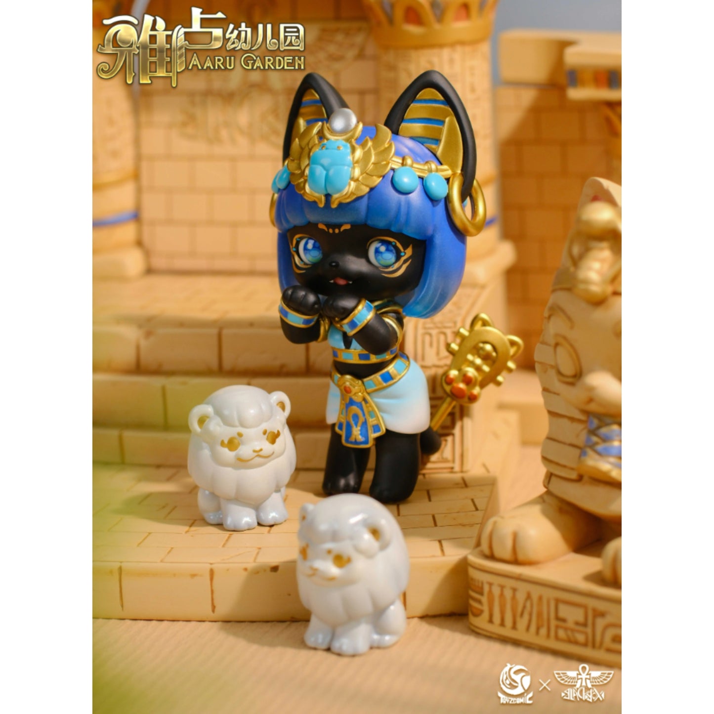 TOYSCOMIC x BLACKBOX Aaru Kindergarten Fashion Toy Serie 3 Einzelfigur: Bastet - Göttin der Katzen und des Schutzes
