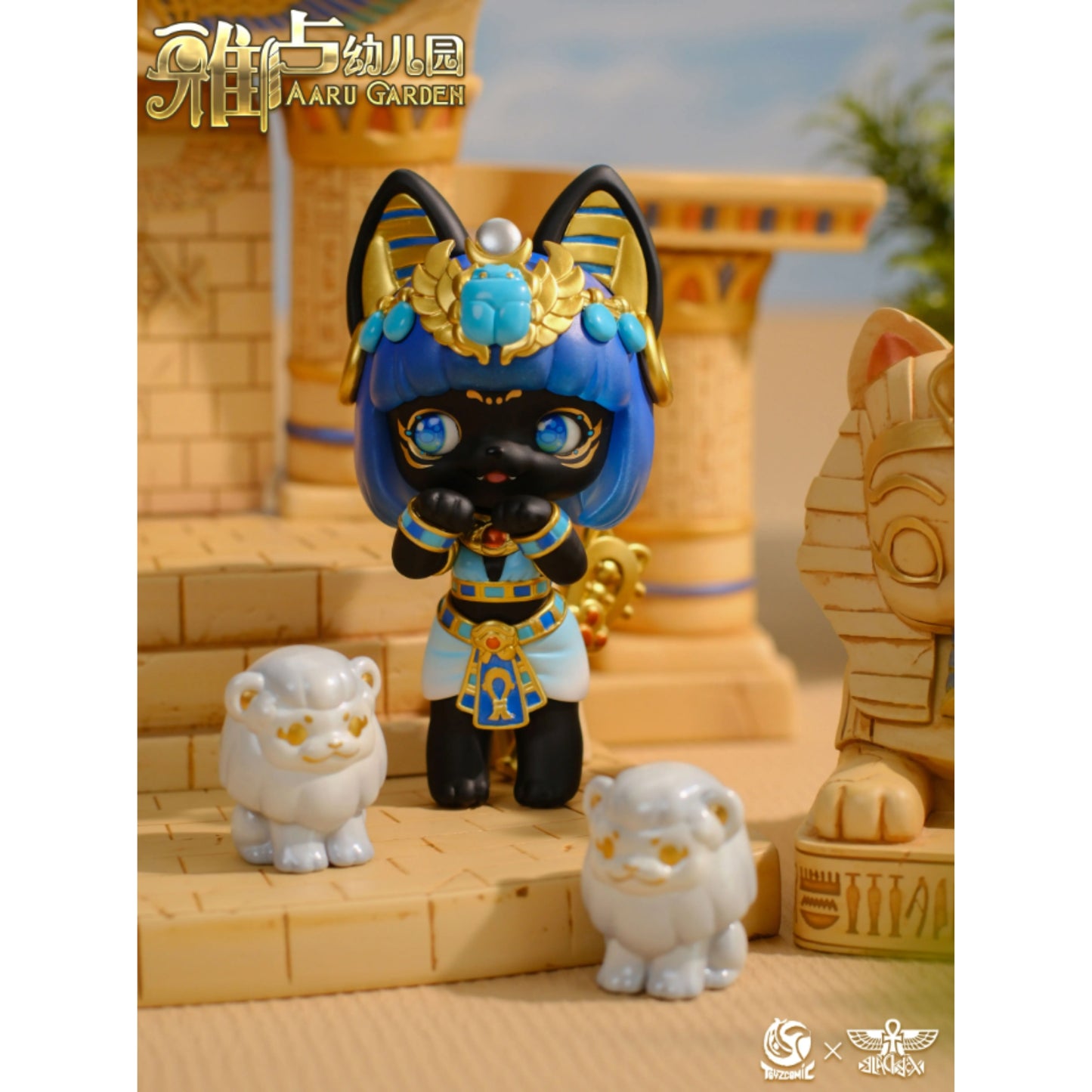TOYSCOMIC x BLACKBOX Aaru Kindergarten Fashion Toy Serie 3 Einzelfigur: Bastet - Göttin der Katzen und des Schutzes