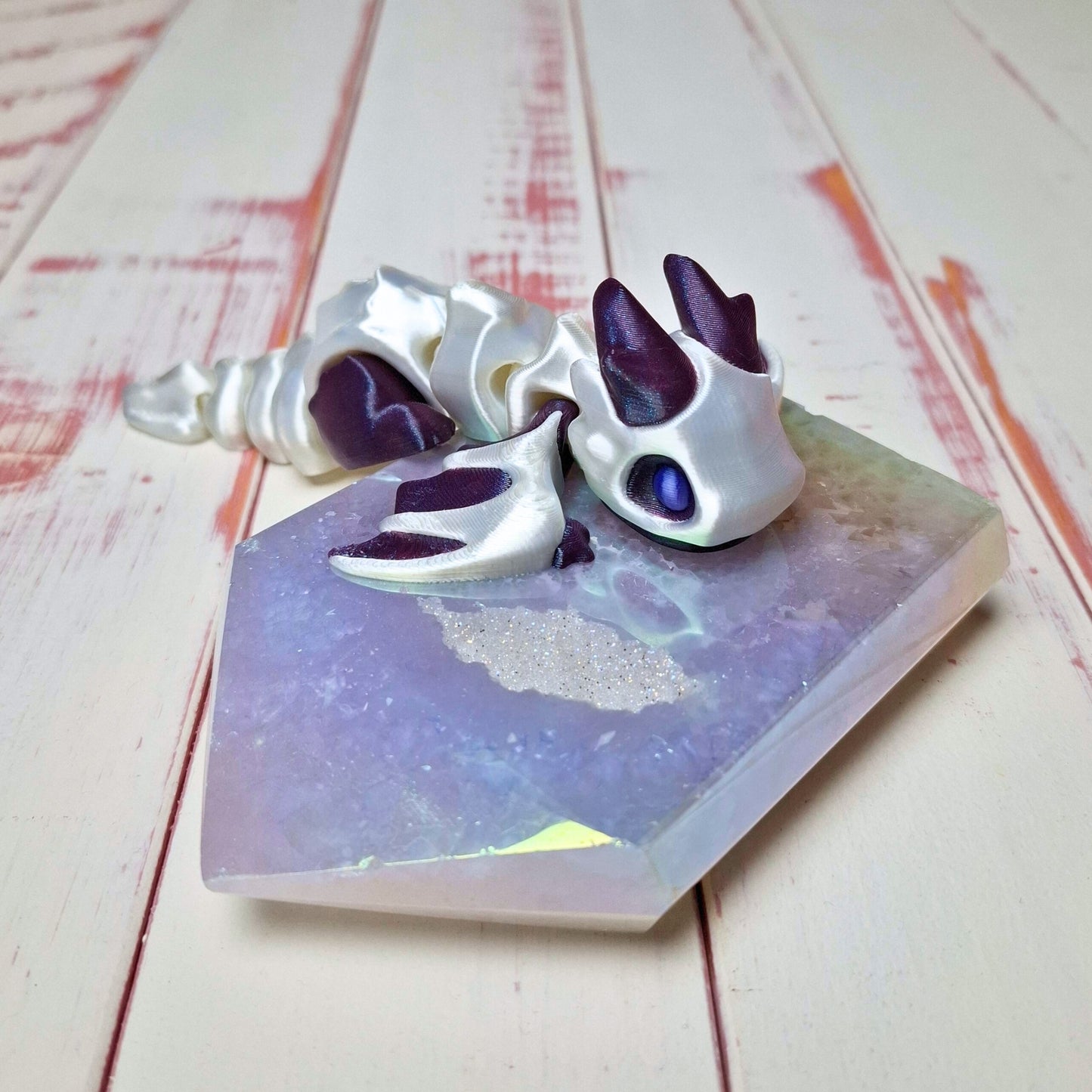 Chibitsu - Kawaii-Knochendrache - 3D gedruckter Flexi-Drache - Größe M