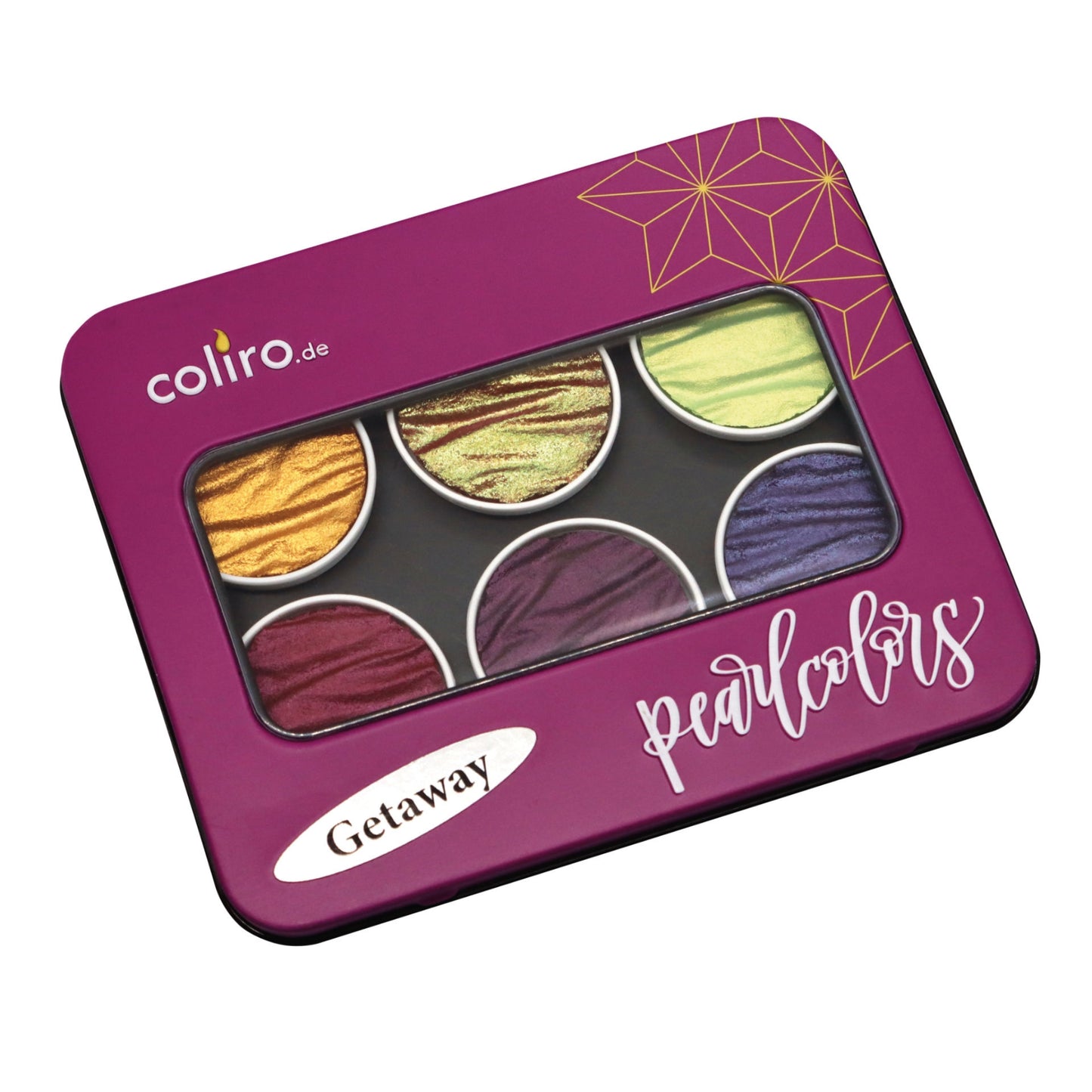 Coliro Pearlcolors 6er Set im Blechetui: Getaway