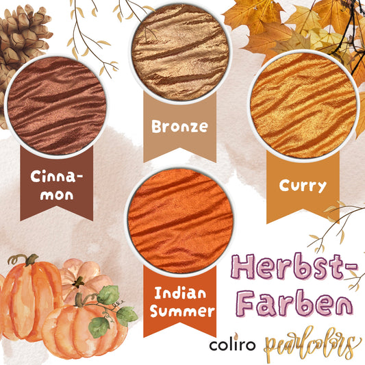 Coliro Pearlcolors 4er Set: Herbst-Farben