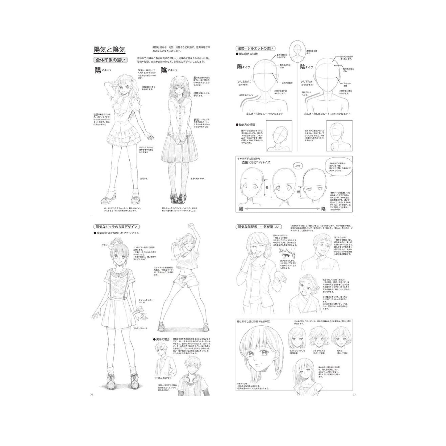How to draw - jap. Zeichenbuch - Emotionen und Gesichtsausdruck