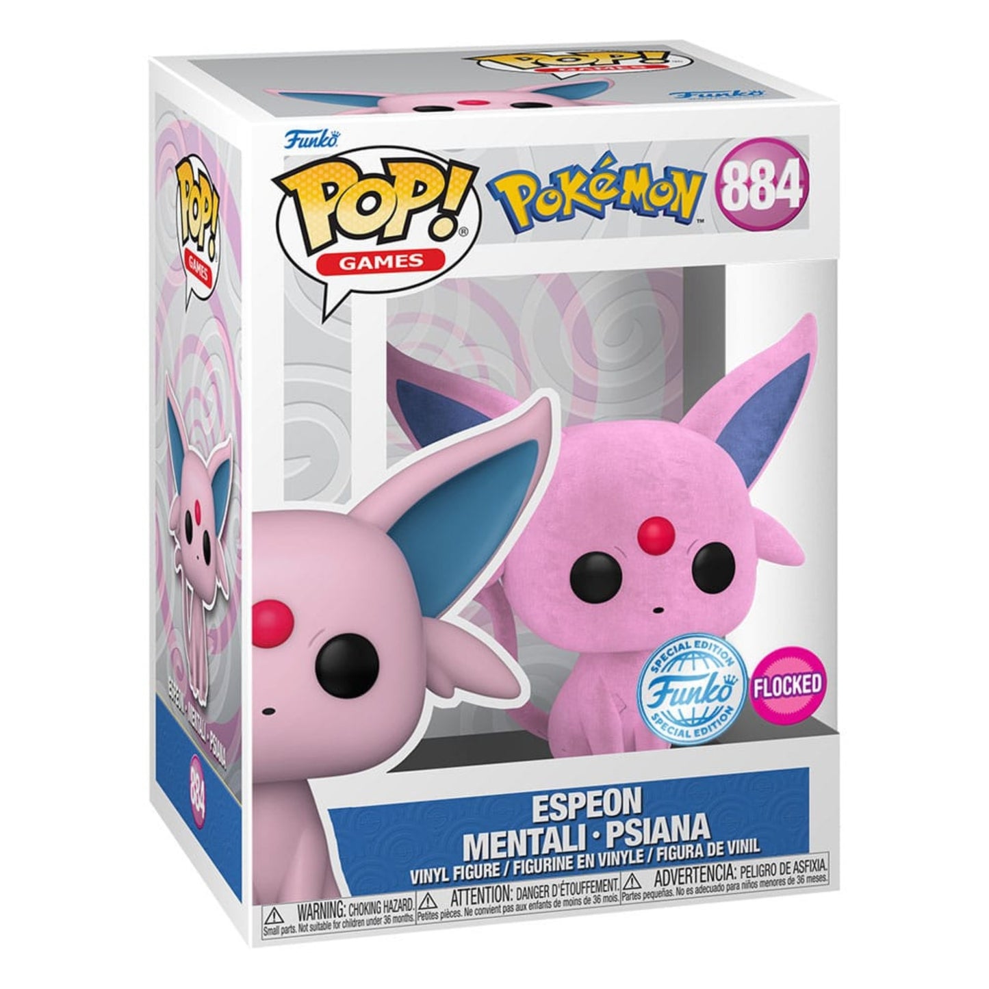 Pokemon POP! Games Vinyl Figur Espeon 9 cm - beflockt -
