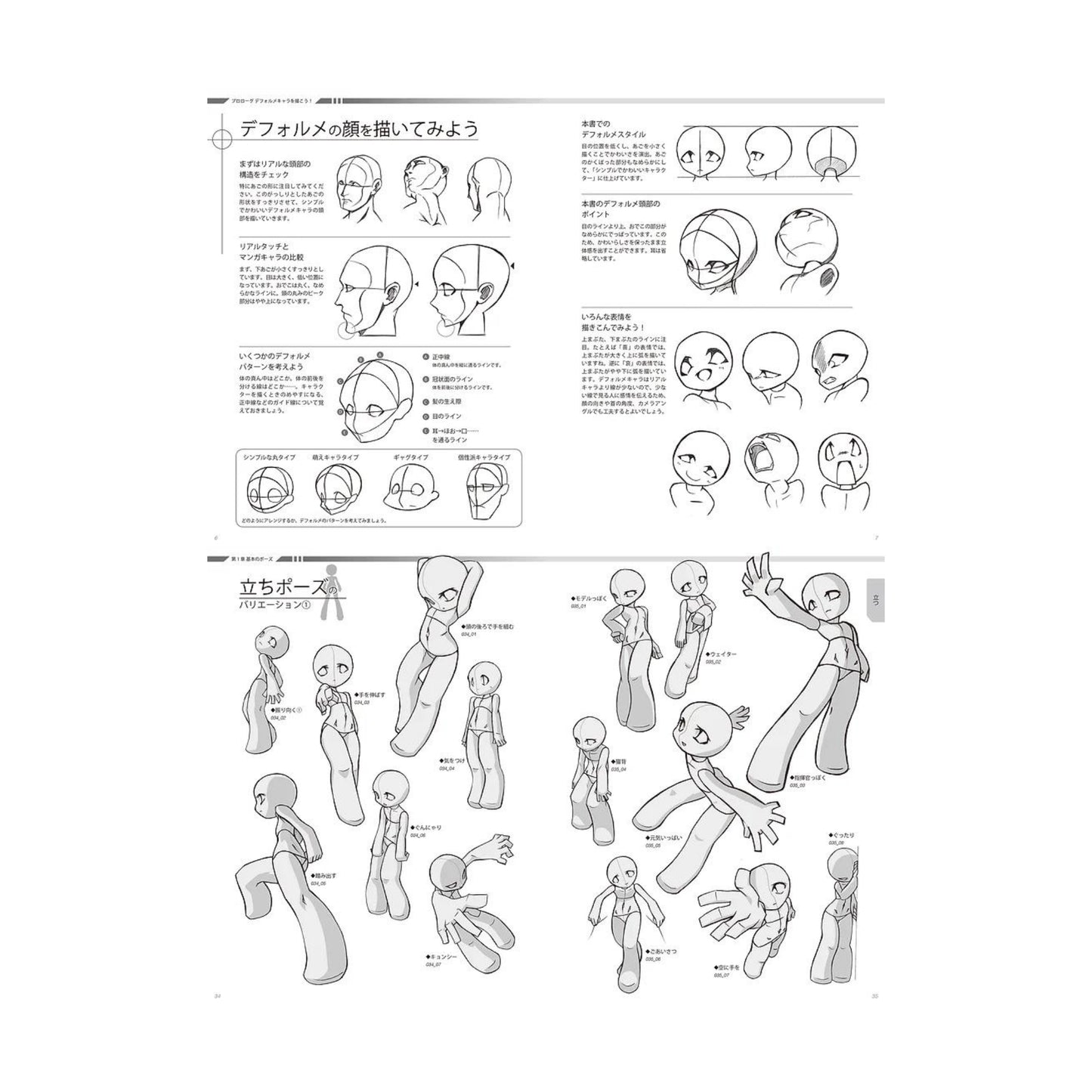 How to draw - jap. Zeichenbuch - Super Deformed Pose Collection: Basisposen inkl. CD-ROM