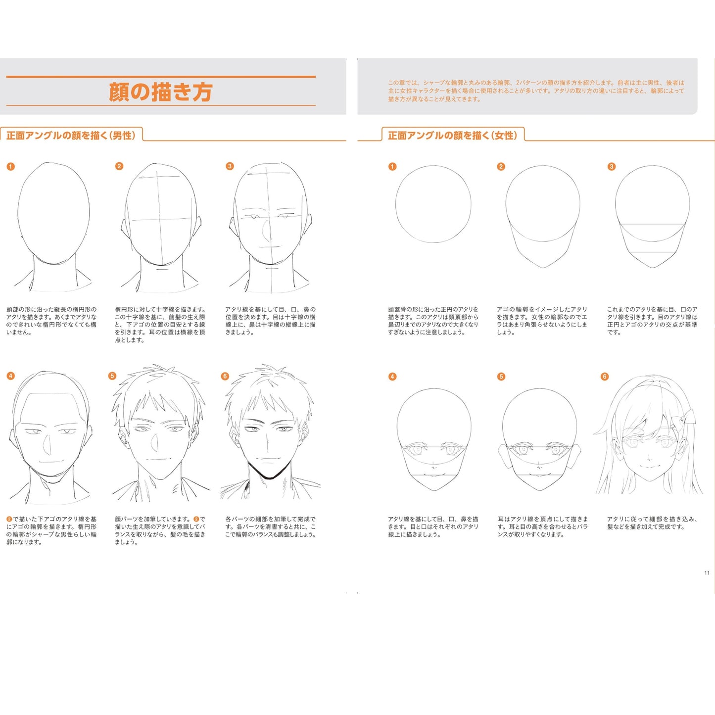 How to draw - jap. Zeichenbuch - Vorlagen-Sammlung - Gesichter / Köpfe mit DVD ROM