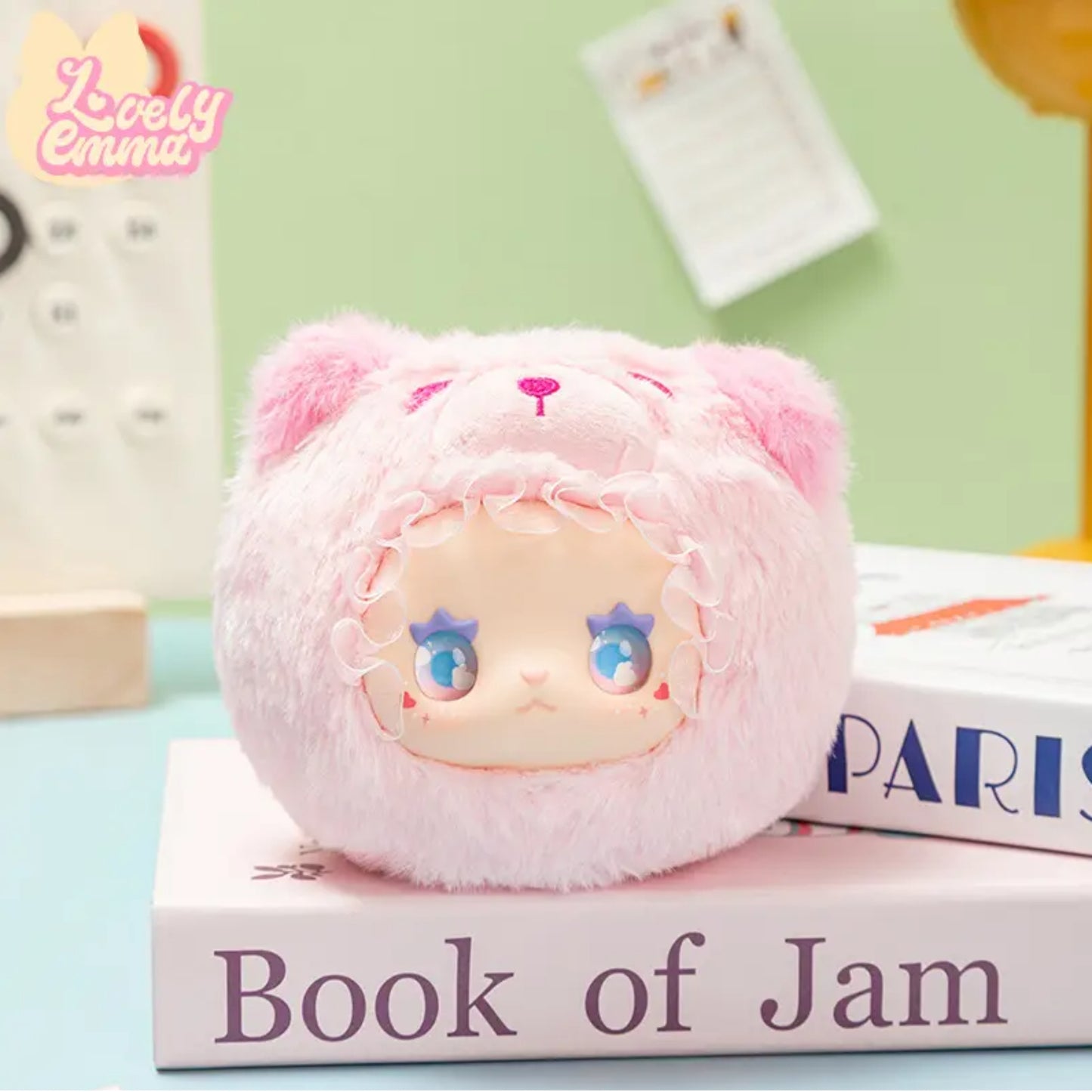 Lovely Emma Rua Rua Zoo - Plüsch-Schlüsselanhänger: Puffy Panda