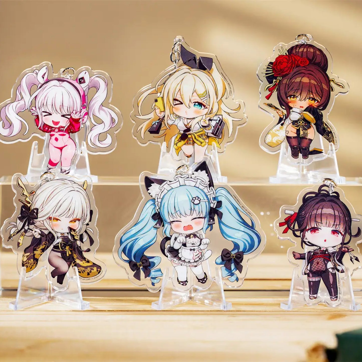 Goddess of Victory: Nikke Chibi Chara Trading Acrylanhänger - ein Blind-Bag