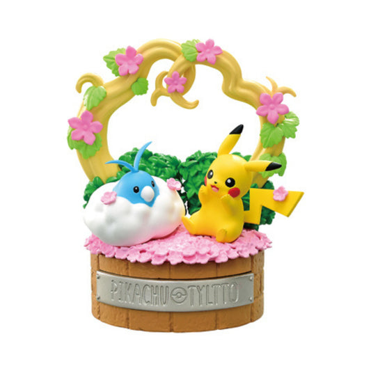 Pokemon Peaceful Moments! - Trading Figur - Einzelfigur: Pikachu und Tyllto (Chillotto)