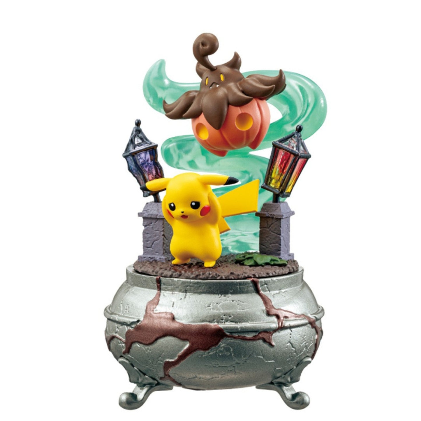 Pokemon Little Nights Collection 2 - Trading Figur - Einzelfigur: Pikachu + Bakechhia (Pumpkaboo)