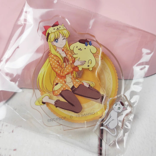 Sailor Moon x Sanrio Characters - Acryl Standee / Figur: Minako x Pompompurin