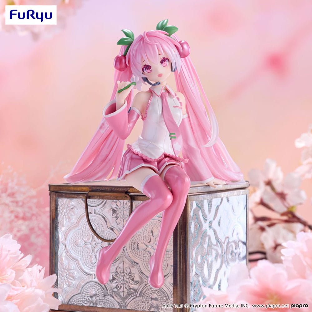 Hatsune Miku Noodle Stopper PVC Statue Sakura Miku 2024