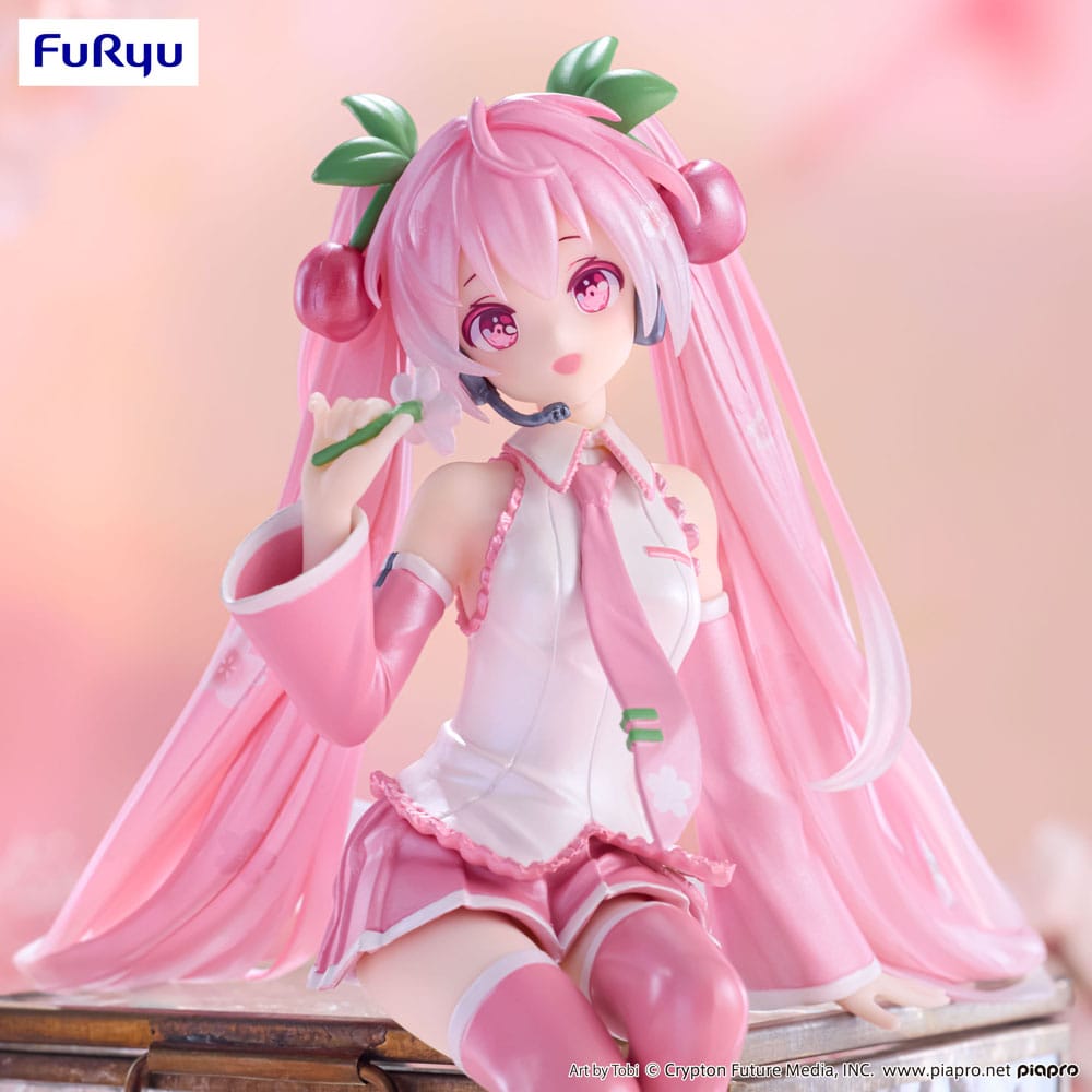 Hatsune Miku Noodle Stopper PVC Statue Sakura Miku 2024