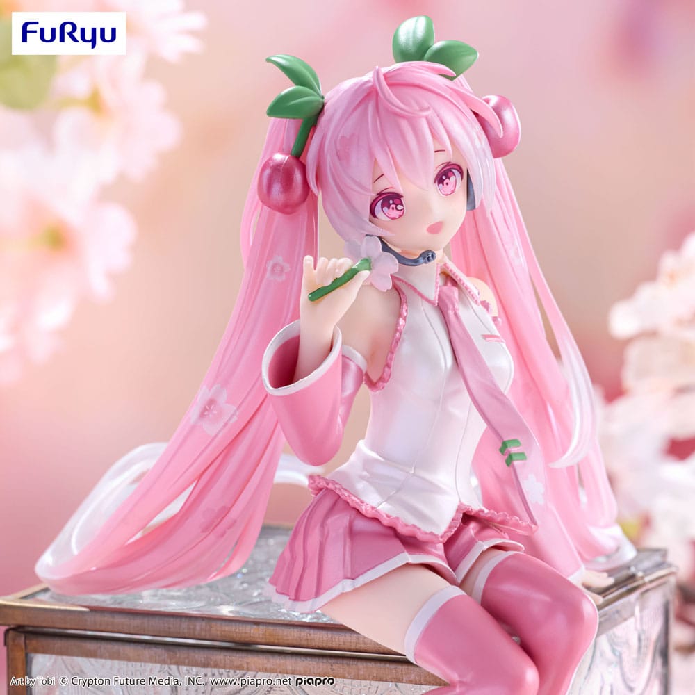 Hatsune Miku Noodle Stopper PVC Statue Sakura Miku 2024