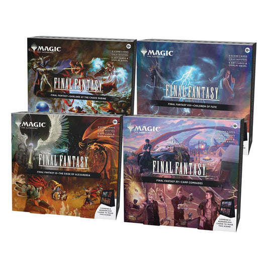 Magic the Gathering - Final Fantasy  - Szenenboxen Display (4) *Englische Version*