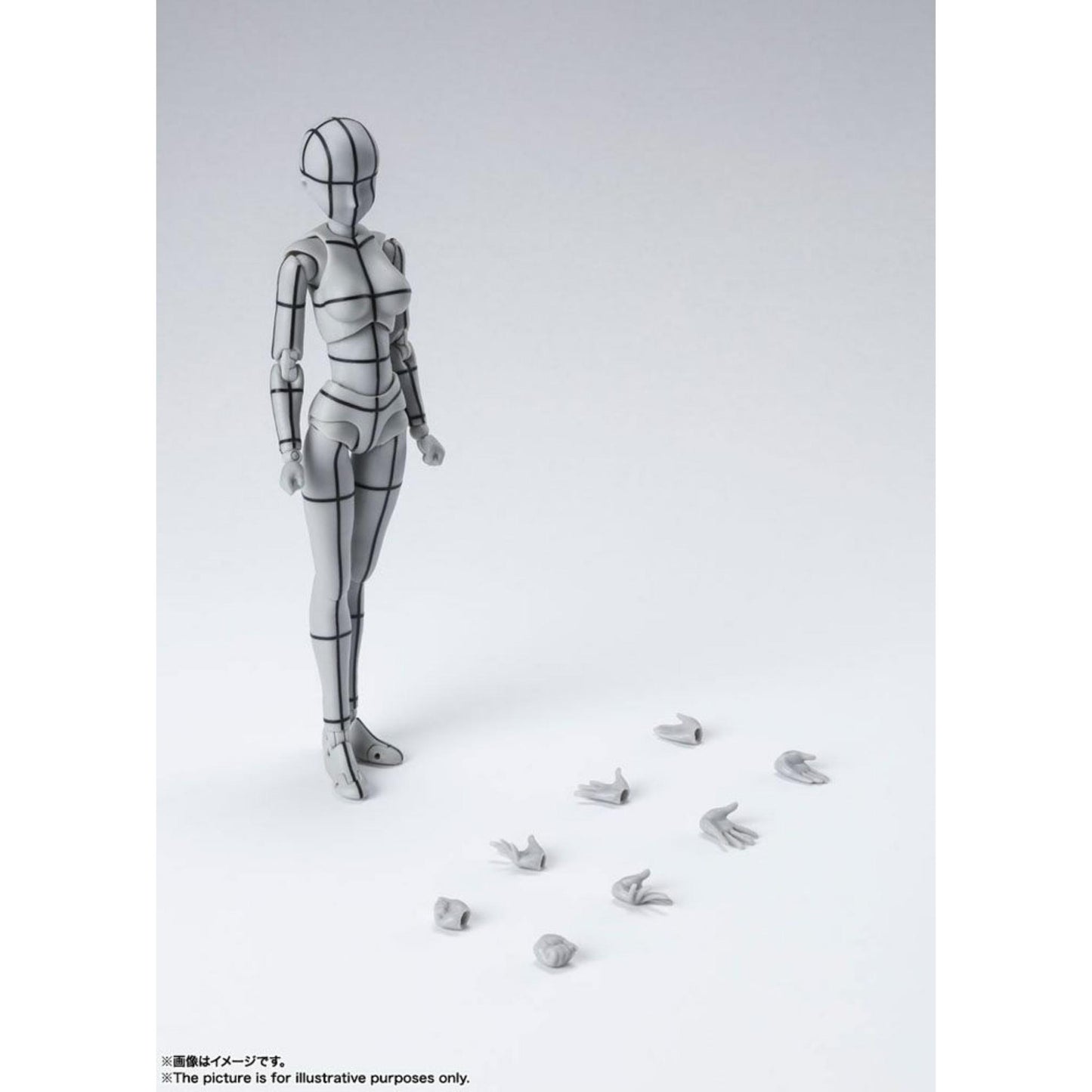 S.H.F. Actionfigur - Body-chan Wireframe Version