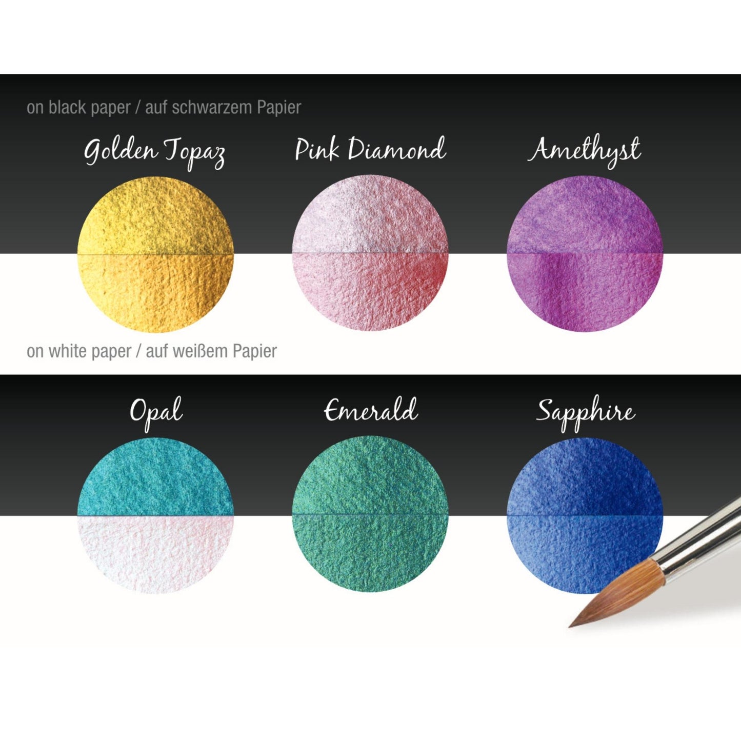 FINETEC GmbH - Coliro® Pearlcolors - 6er Set: BLING