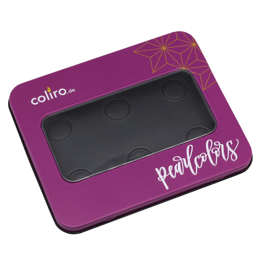 Coliro® Pearlcolors - 6er Blechkasten - LILA