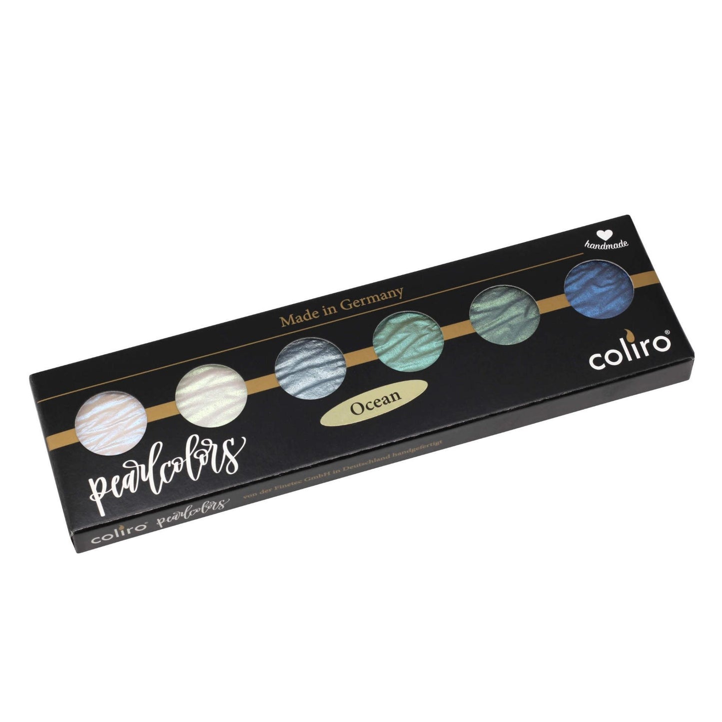 FINETEC GmbH - Coliro® Pearlcolors - 6er Set: Ocean